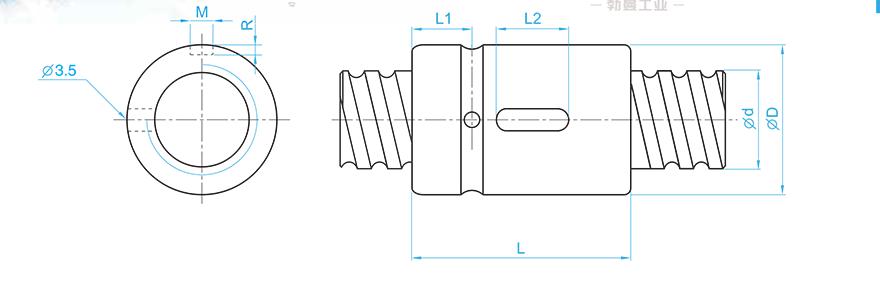 TBI SCI02505-4 tbi丝杆研磨的轧制分别