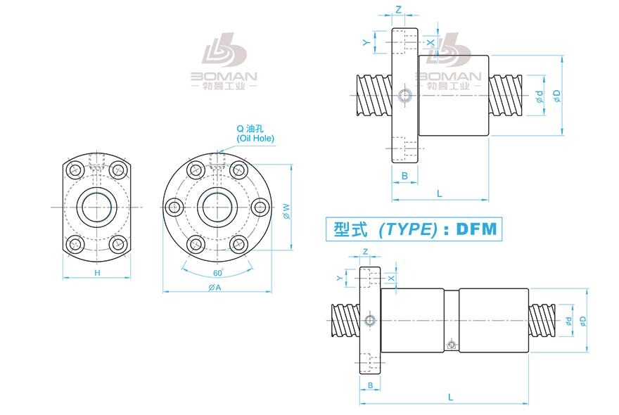 TBI SFM03205-4 tbi滚珠丝杆怎么选型