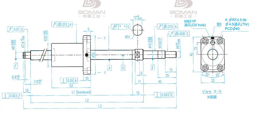 TBI XSVR01210B1DGC5-380-P1 tbi滚珠丝杆选型样本